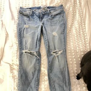 Torrid Distressed Bombshell Skinny Premium Stretch Jeans sz 18T